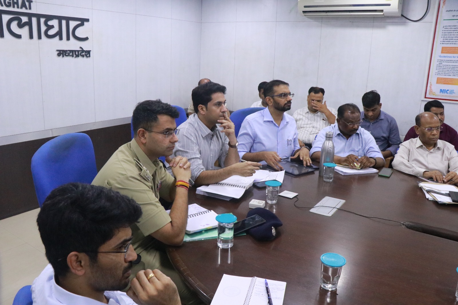 मुख्‍य सचिव श्री अनुराग जैन ने वीडियों कांफ्रेंस में दिये निर्देश