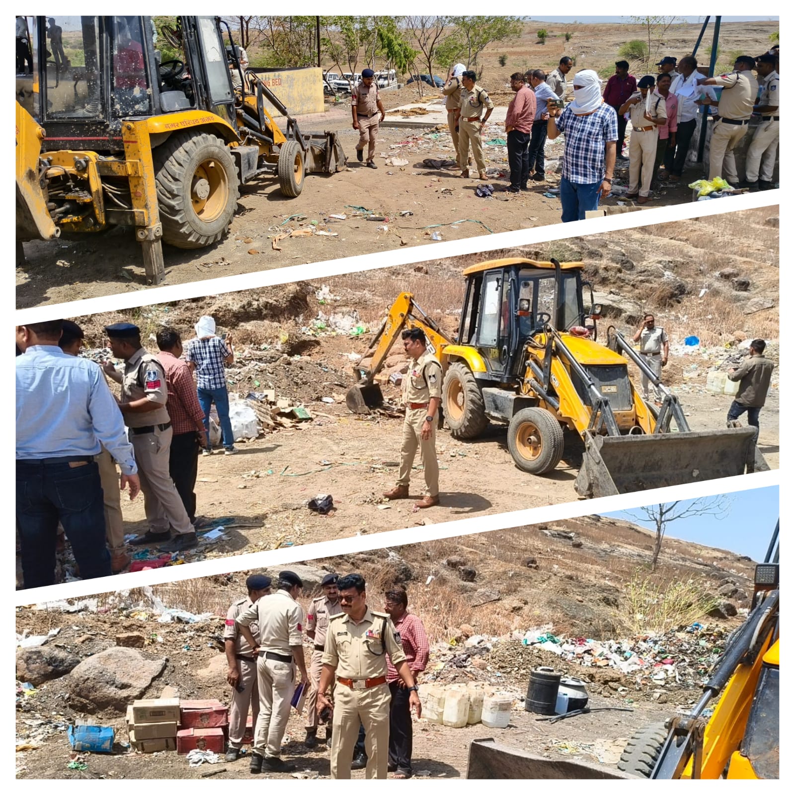 *बड़वानी पुलिस द्वारा 10,000 बल्क लीटर अवैध शराब का किया नष्टीकरण